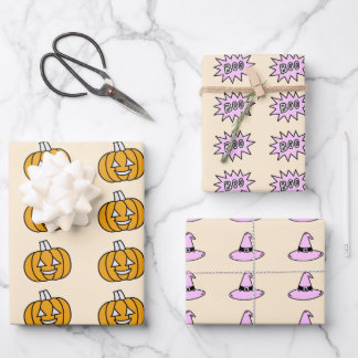 Super Cute Halloween Inpakpapier Vel