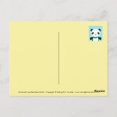 Super Cute Kawaii Animal Mascots Briefkaart (Achterkant)