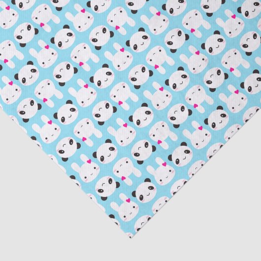 Super Cute Kawaii Bunny en Panda Tissuepapier (Detail)