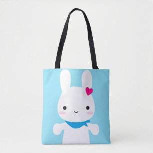Super Cute Kawaii Bunny en Panda Tote Bag