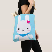 Super Cute Kawaii Bunny en Panda Tote Bag (Dichtbij)
