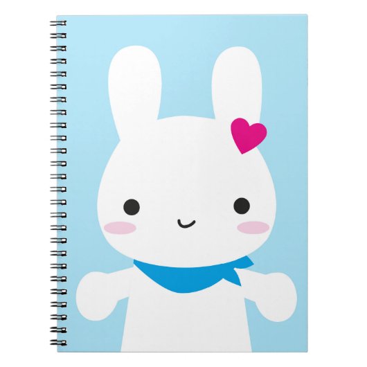 Super Cute Kawaii Bunny Notitieboek (Voorkant)