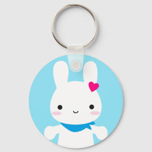 Super Cute Kawaii Bunny Sleutelhanger