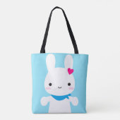 Super Cute Kawaii Bunny Tote Bag (Achterkant)