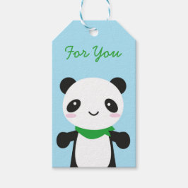 Super Cute Kawaii Panda Cadeaulabel