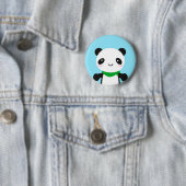 Super Cute Kawaii Panda Ronde Button 5,7 Cm (In situ)