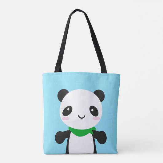 Super Cute Kawaii Panda Tote Bag (Achterkant)