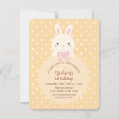 Super Cute Kawaii Rabbit Kinderen van afgelopen da Kaart (Voorkant)