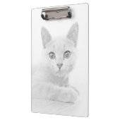 SUPER CUTE Kitten Cat Portret Klembord (Links)