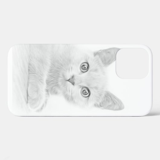 SUPER CUTE Kitten Portret Case-Mate iPhone Case (Achterkant (horizontaal))