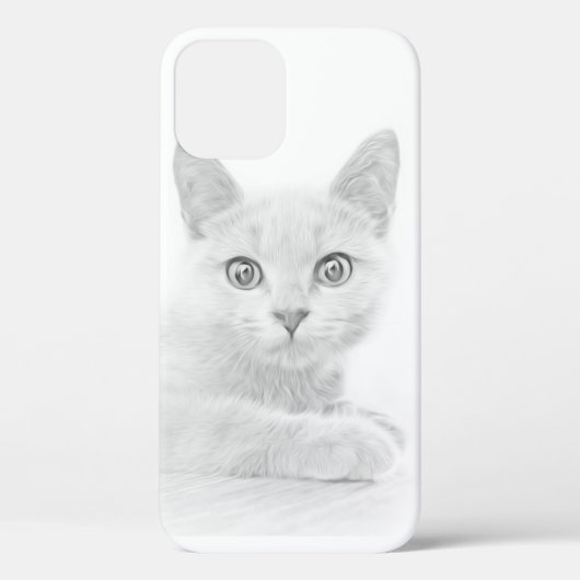 SUPER CUTE Kitten Portret Case-Mate iPhone Case (Achterkant)