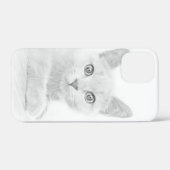 SUPER CUTE Kitten Portret Foto Case-Mate iPhone Case (Achterkant (horizontaal))