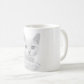 SUPER CUTE Kitten Portret Foto Koffiemok (Voorkant rechts)