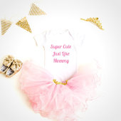 Super Cute like mama Baby Girl Bodysuit