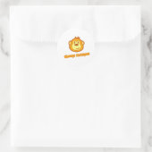 Super Cute Monkey Ronde Sticker (Tas)