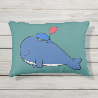 Super Cute Outdoor Whale Pillow Buitenkussen