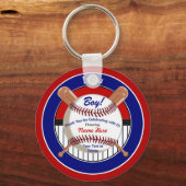 Super Cute personaliseer het Baby shower van honkb Sleutelhanger (Voorkant)