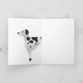 Super Cute Persoonlijke Dalmatiër Kaart (Binnen)