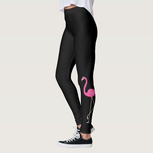 Super Cute Pink Flamingo-Leggings Leggings (Links)