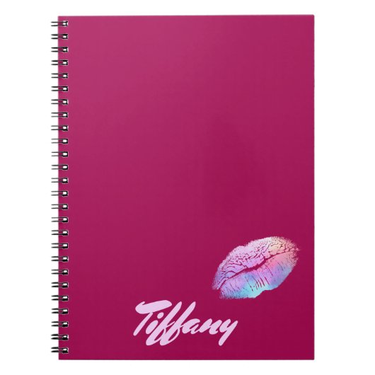 Super Cute Pink Glam Notitieboek (Voorkant)
