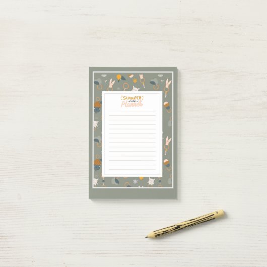 Super Cute Planner Post-it® Notes (Op bureau)