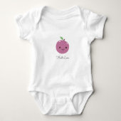 Super-Cute Plum Fruit Love Romper (Voorkant)