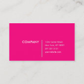 Super Cute roze polka dot visitekaartjes (Achterkant)