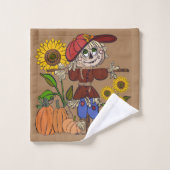 Super Cute Scarecrow Bad Handdoek (Wasdoekje)