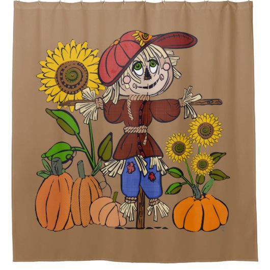 Super Cute Scarecrow Douchegordijn (Voorkant)