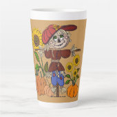 Super Cute Scarecrow Latte Mok (Voorkant)