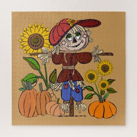 Super Cute Scarecrow Legpuzzel (Verticaal)