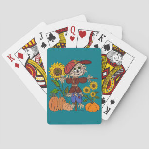 Super Cute Scarecrow Pokerkaarten