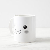 Super Cute Smiley Coffee Cup Koffiemok (Voorkant links)