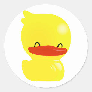 Super Cute Smiling and Cheerful Ducky Sticker
