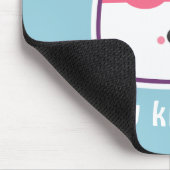 Super Cute Tofu met Happy Face Muismat (Hoek)