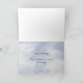 Super Cute Unicorn die op zonsopgang rondloopt Kaart (Binnen)