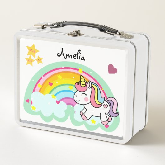 Super Cute Unicorn en Rainbow, speciaal gepersonal (Voorkant)
