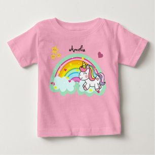 Super Cute Unicorn en Rainbow, speciaal gepersonal