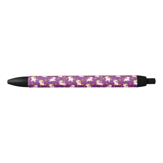 Super Cute Unicorns Zwarte Inkt Pen (Voorkant)