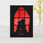 Super Cute Valentijnsdag, Funny Dog Valentijnse Kaart (Gele Bloem)