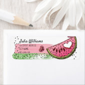 Super Cute Watermelon Return Address Label (Insitu)