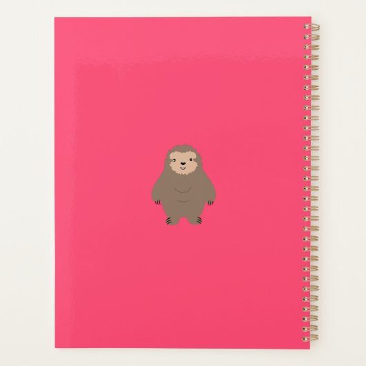 Super Cute Whimsy Sleuf - Aangepast Planner (Achterkant)