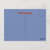 Super Cute Witch en Cat en Dog Halloween Briefkaart (Achterkant)