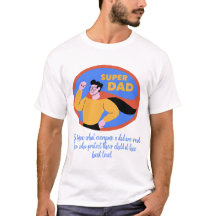 Super Dad 2025 – Cool Retro Vaderdag T-shirt