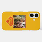 Super Dad aangepaste foto cadeau Case-Mate iPhone Case (Achterkant (horizontaal))