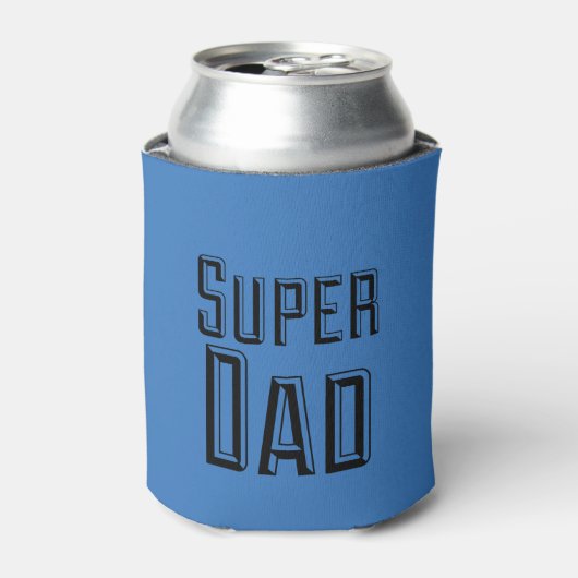 Super Dad Bloktekst Blikjeskoeler (Blikje Voorkant)