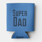 Super Dad Bloktekst Blikjeskoeler (Voorkant)