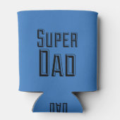 Super Dad Bloktekst Blikjeskoeler (Achterkant)