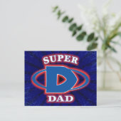 Super Dad Briefkaart (Staand voorkant)