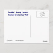 Super Dad Briefkaart (Achterkant)